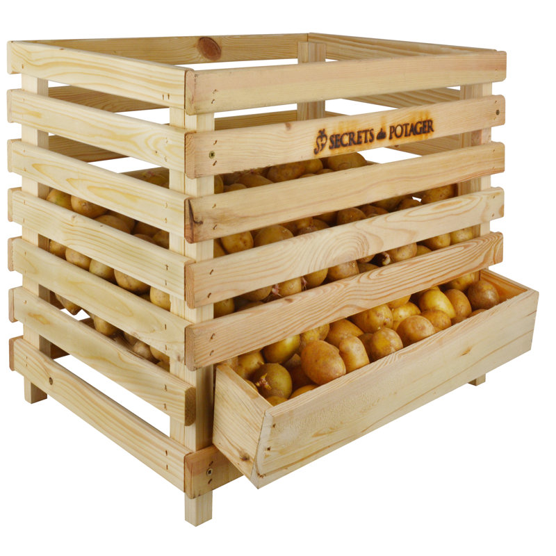 EsschertDesign Potato Solid Wood Crate Wayfair